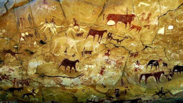 Ancient cave paintings